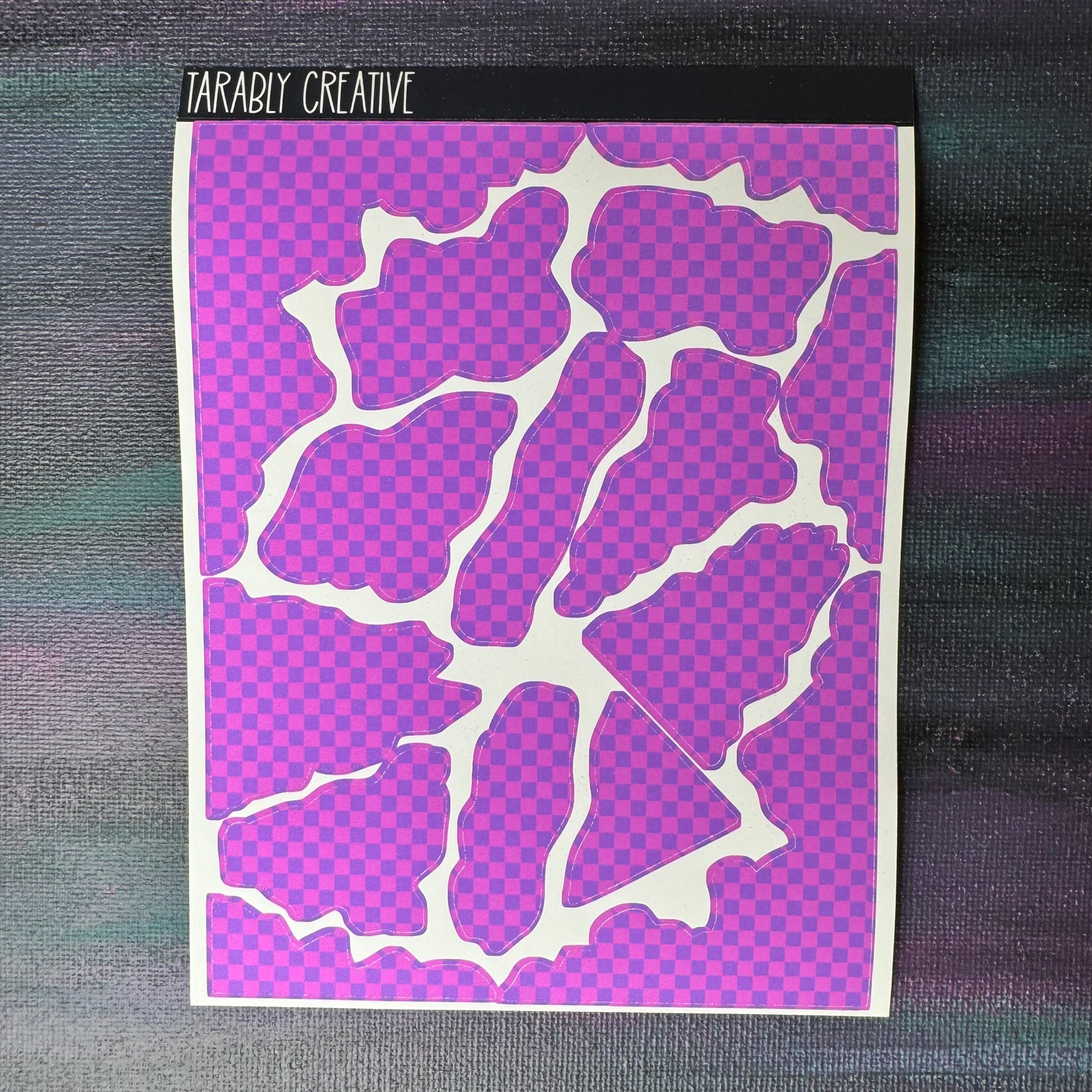 Purple Checked Pack