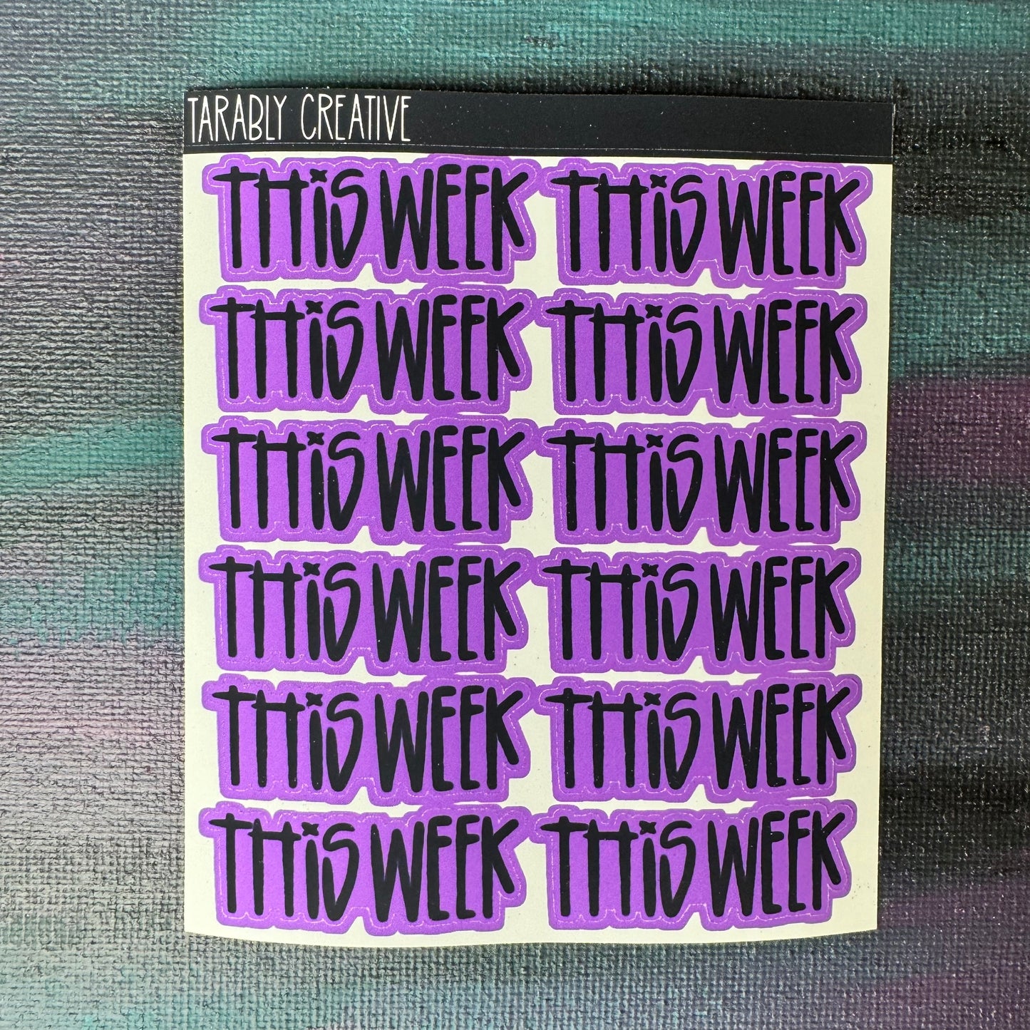 Purple Checked Pack