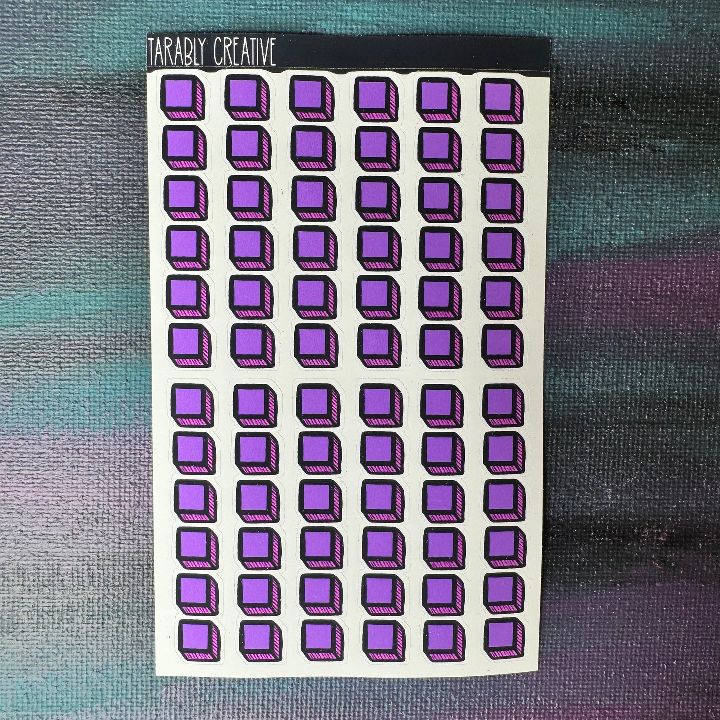 Purple Checked Pack