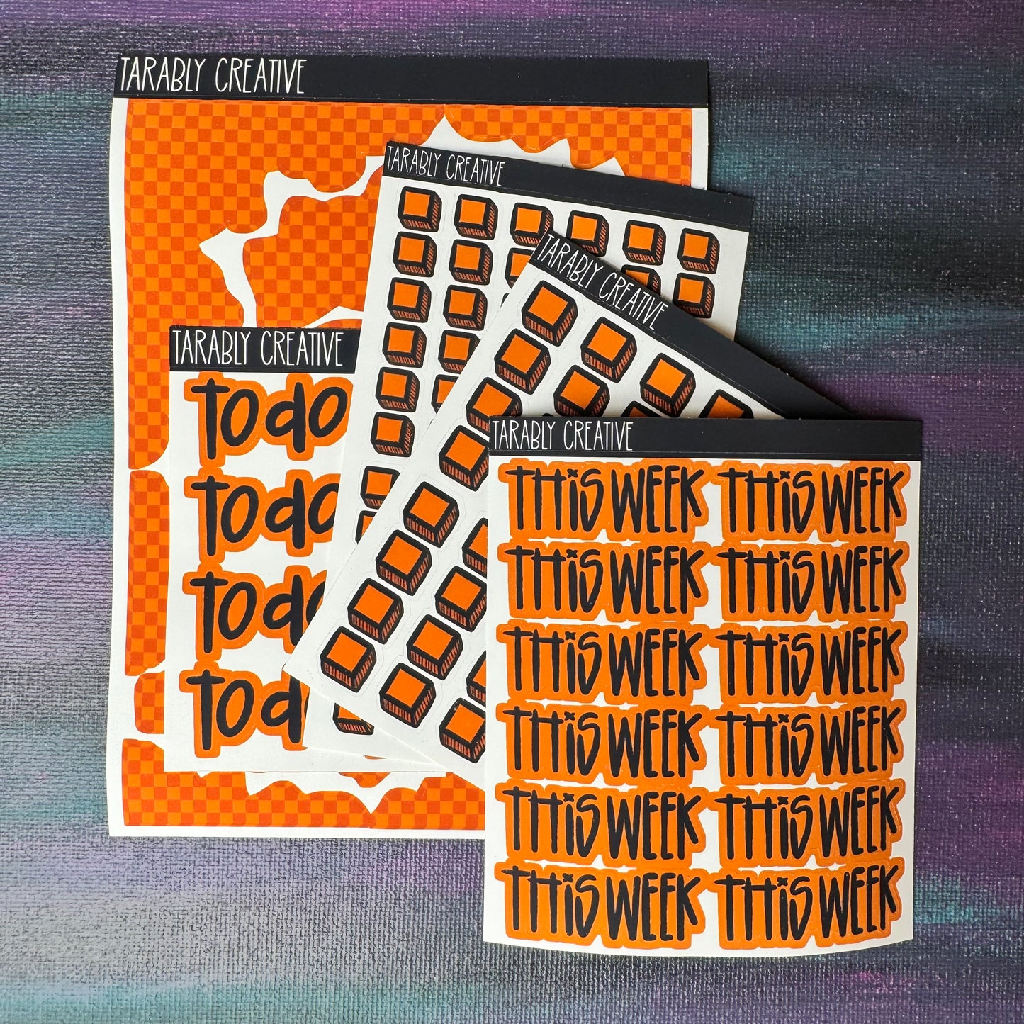 Orange Checked Pack