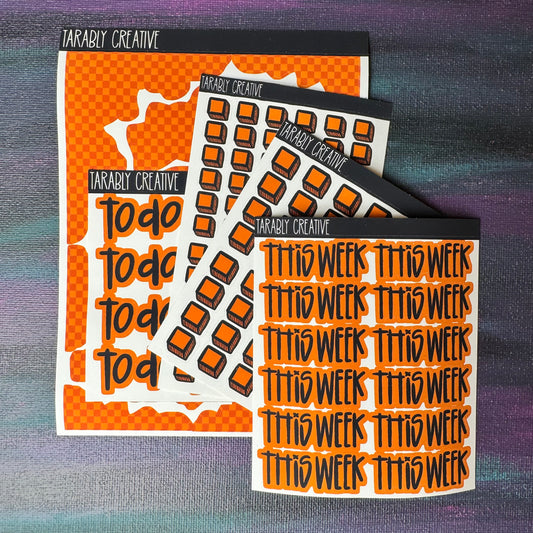 Orange Checked Pack