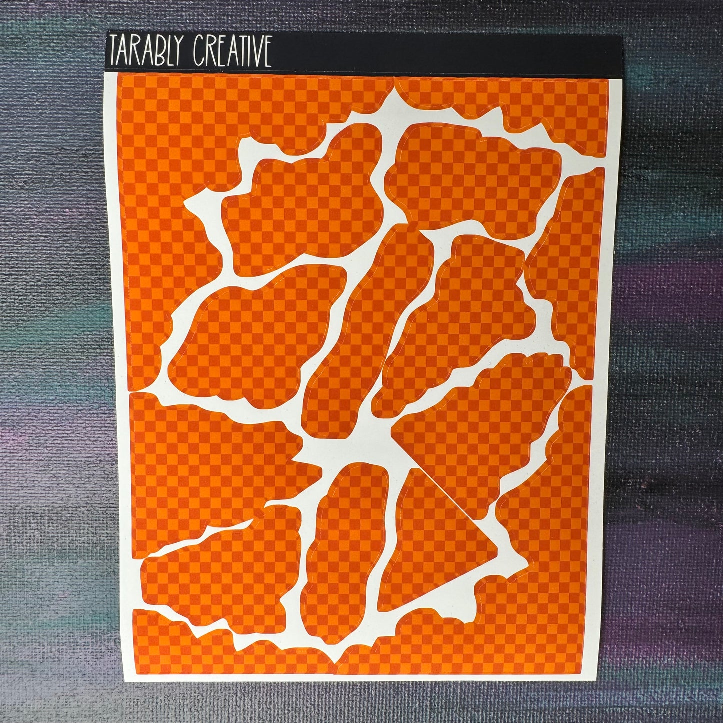 Orange Checked Pack