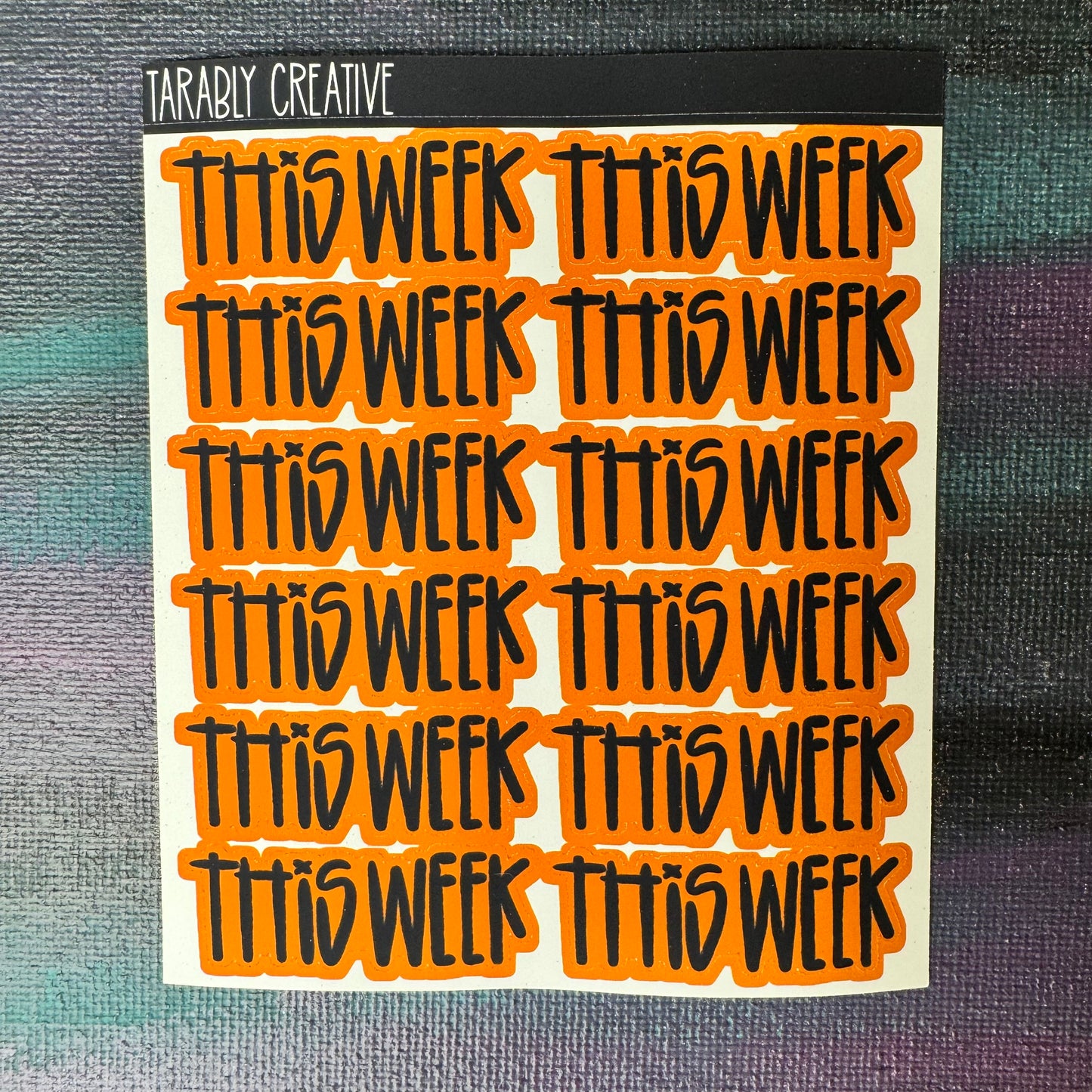 Orange Checked Pack