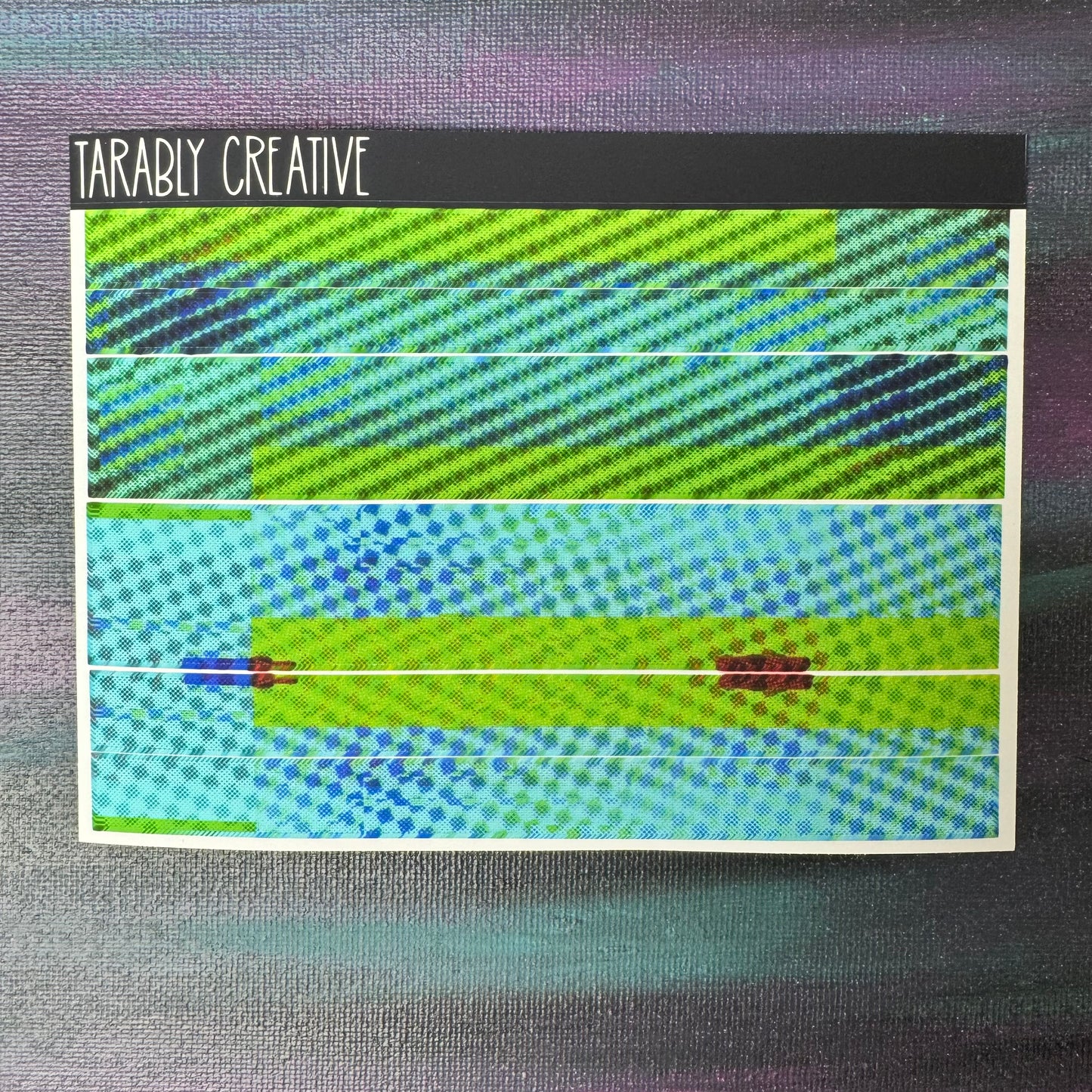 Green Glitch Washi