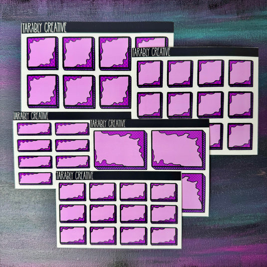 Purple Basic Boxes