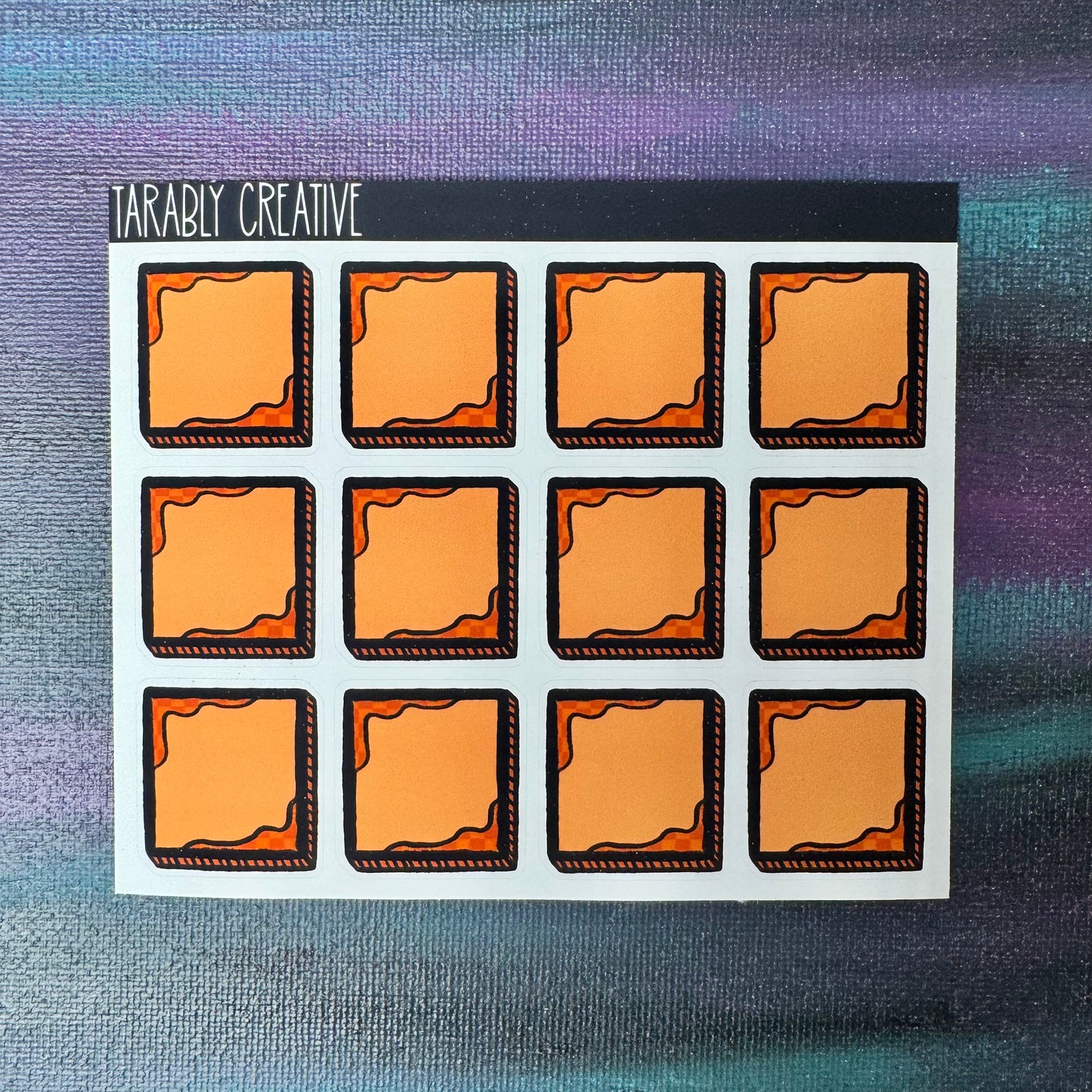 Orange Basic Boxes