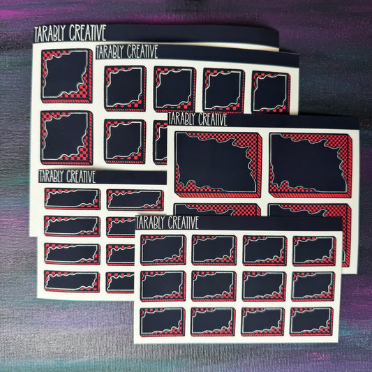 Red Basic Boxes