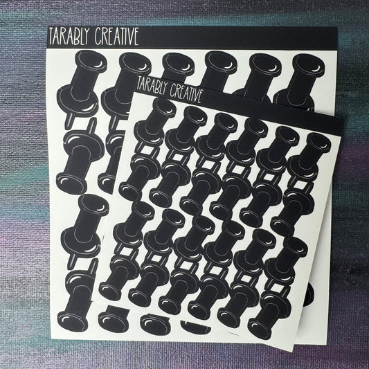 Black Thumb Tacks