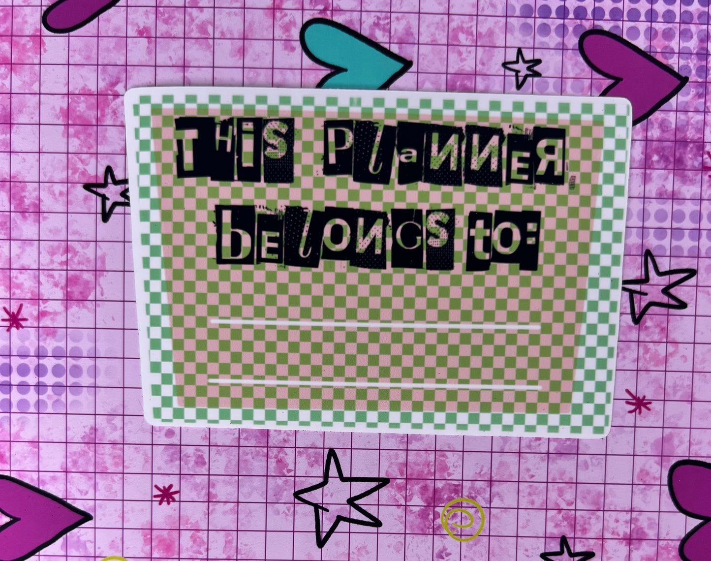 THATS MY PLANNER, IDK YOU!!