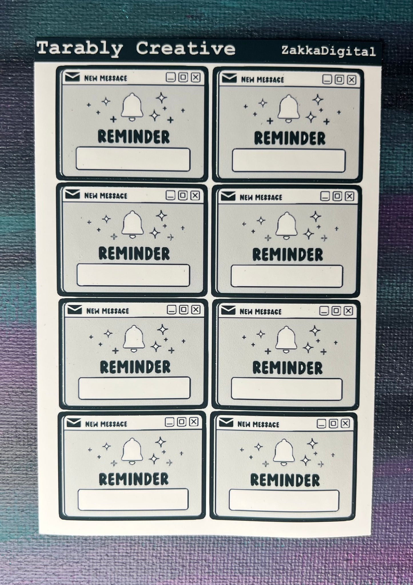 Reminder Pop UpBoxes