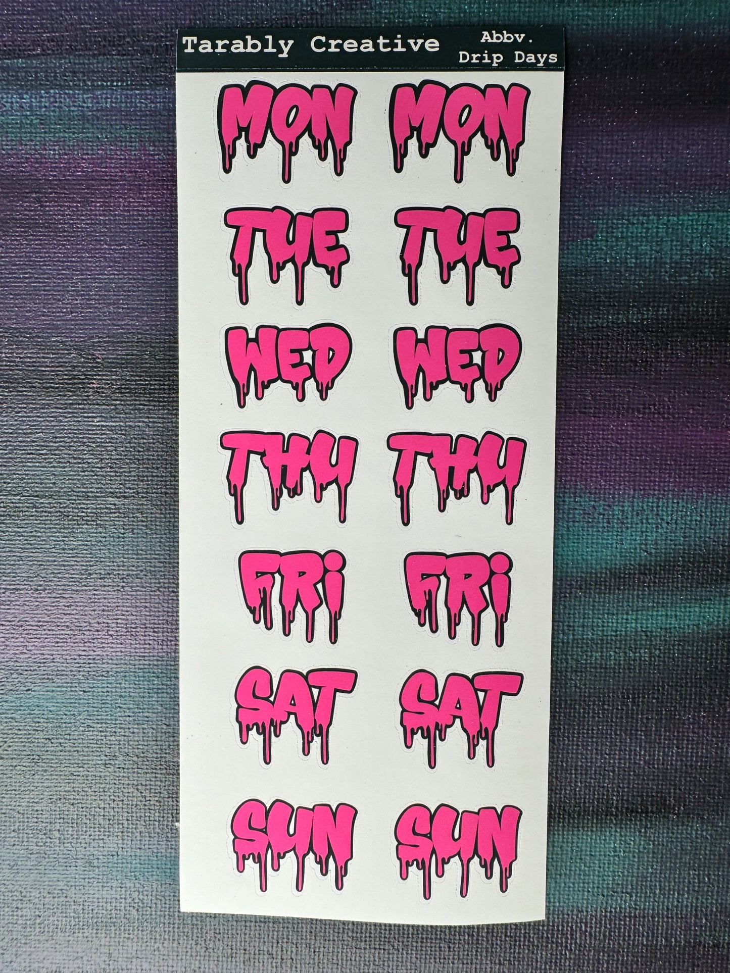 Abbreviated Drip Days