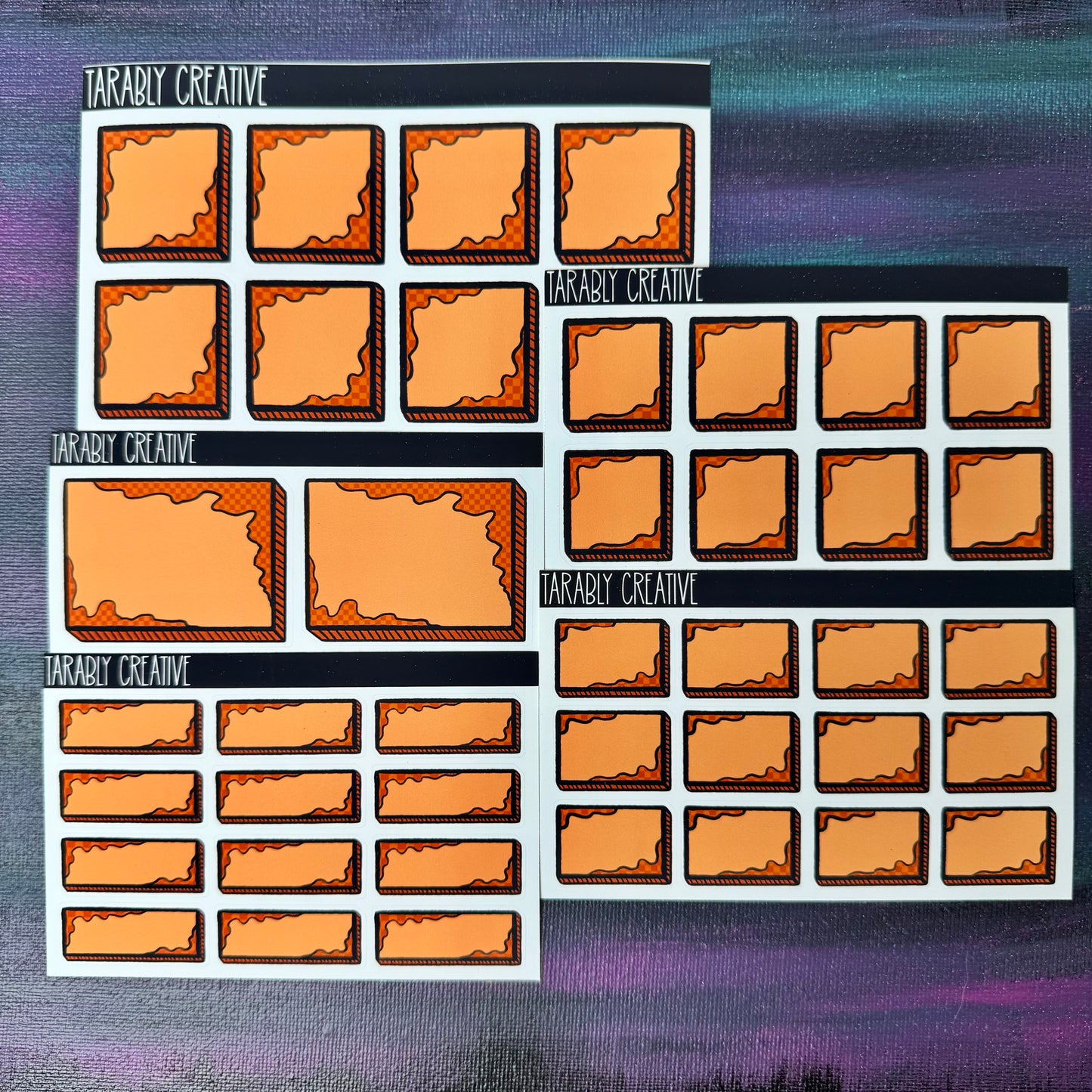 Orange Basic Boxes