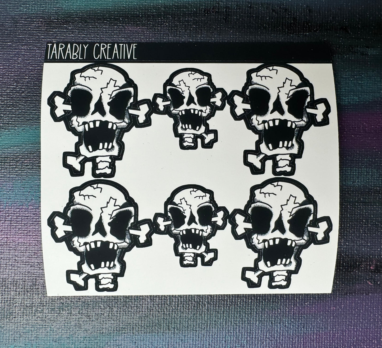 Avenged Cross Bone Skull